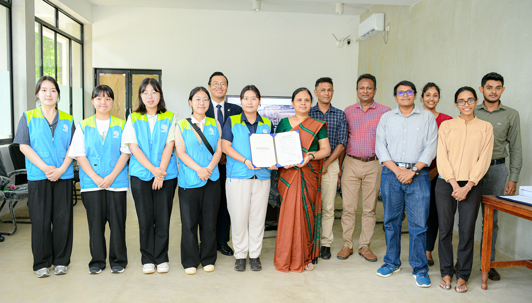 Foreign Visit by ASEZ Group of Student Volunteers from Korea to the University of Sri Jayewardenepura