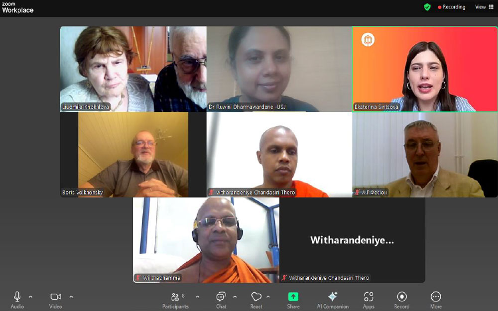 Initiation of the Round Table Discussions with the Foundation for the Promotion of Buddhist Education and Research, Russian Federation