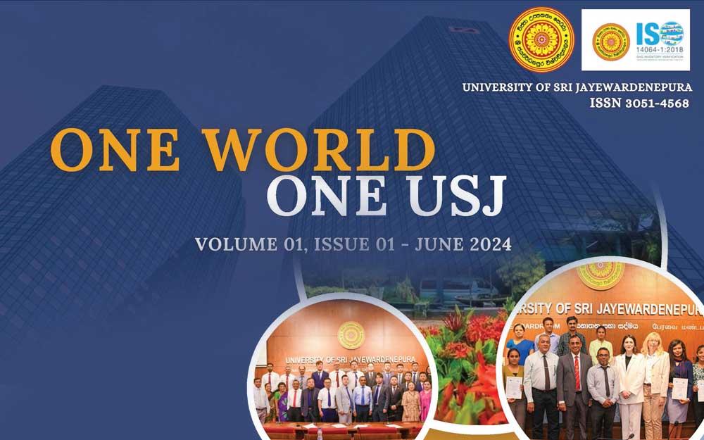 ONE WORLD ONE USJ – Volume 01, Issue 01, June 2024